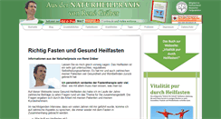 Desktop Screenshot of gesund-heilfasten.de