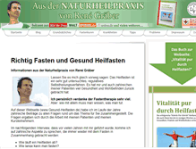 Tablet Screenshot of gesund-heilfasten.de